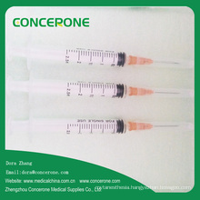 Disposable 2.5ml Hypodermic Syringe with Needle